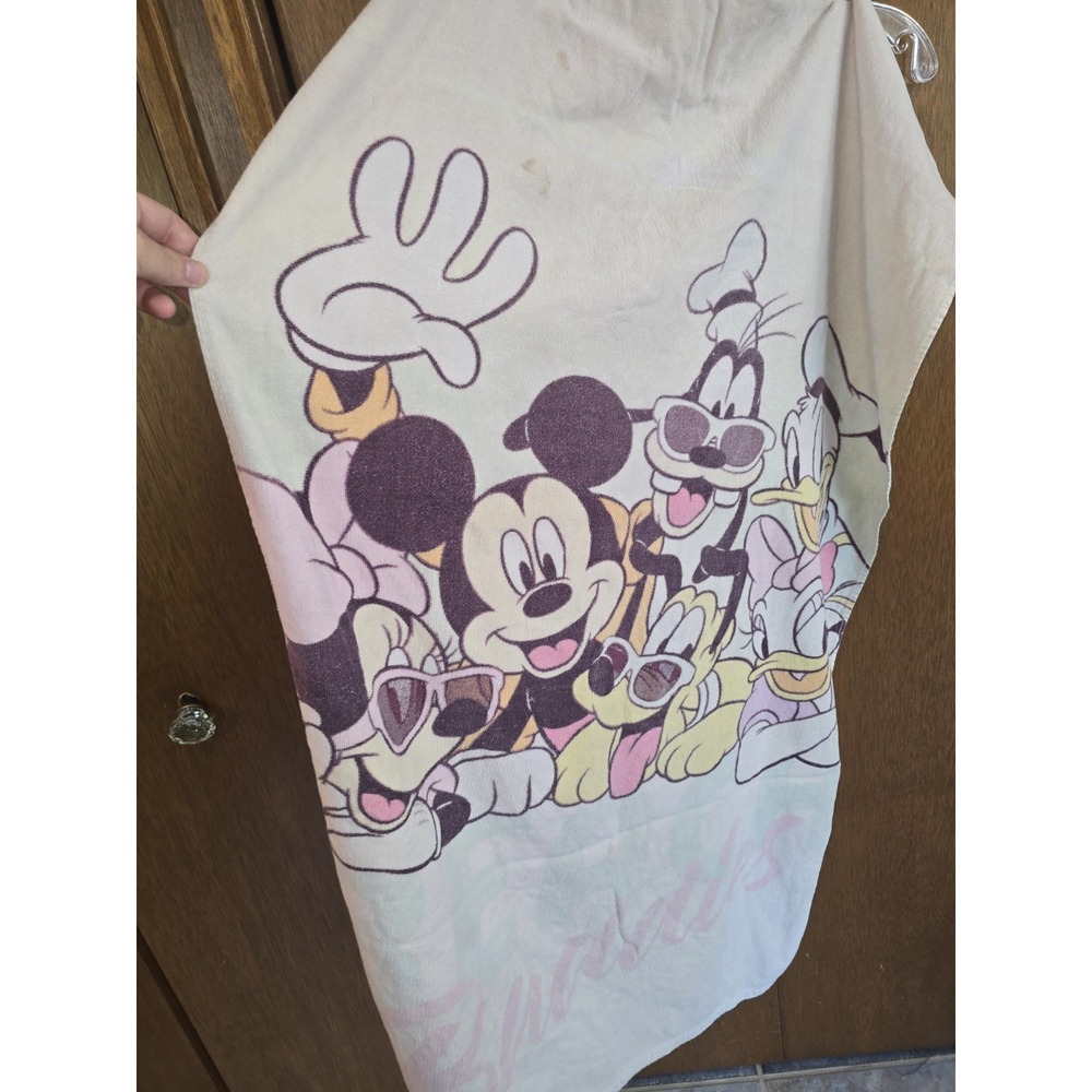 NWT Disney Store Mickey Mouse and Friends Beach Towel Pool
